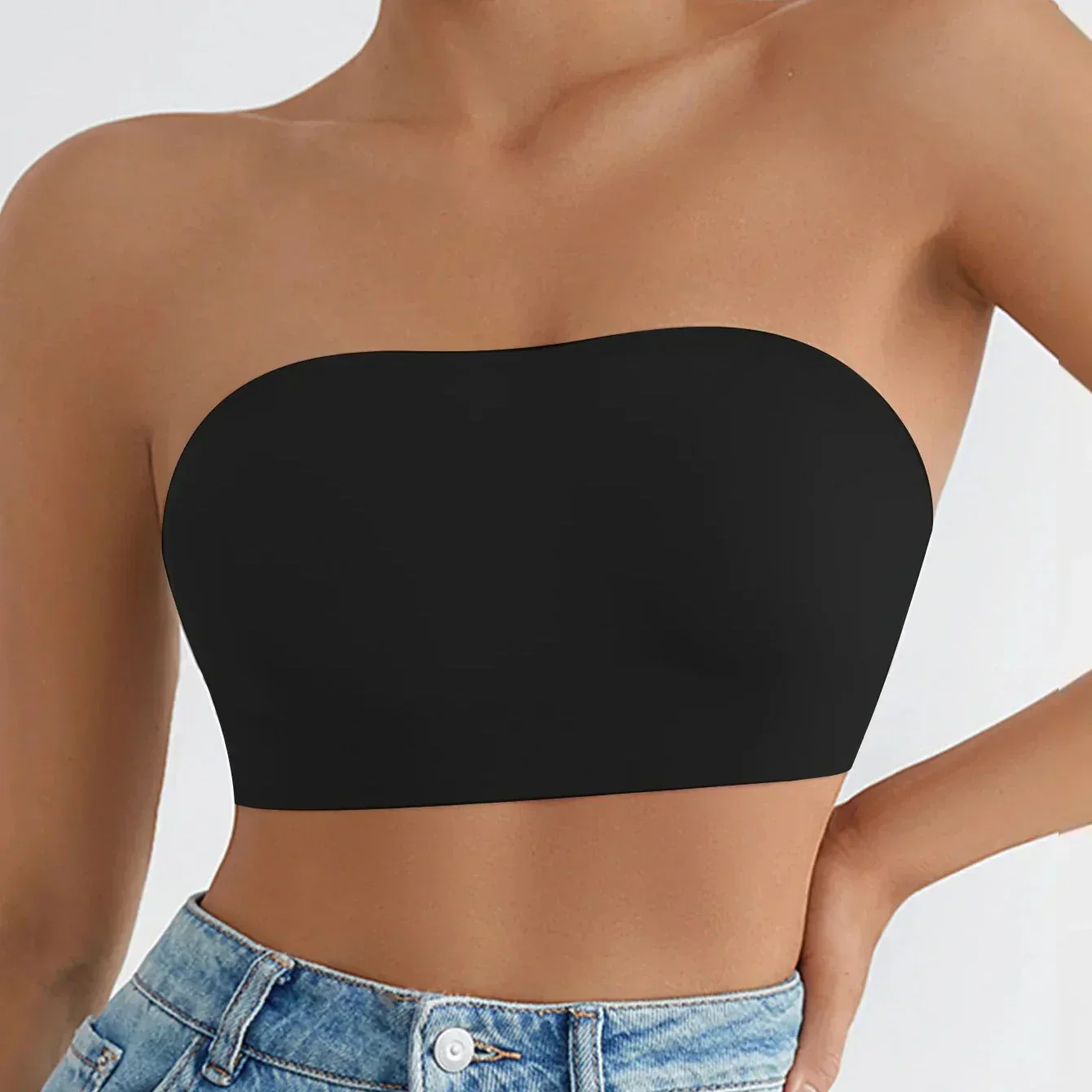 Bezszwowy biustonosz typu bandeau - Image 2