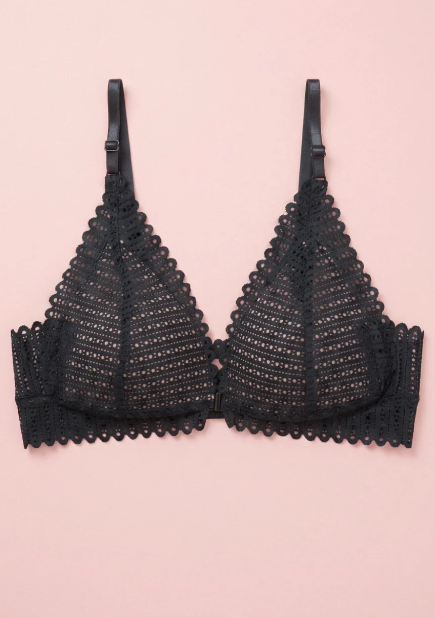 Koronkowy biustonosz zapinany z przodu - Image 4
