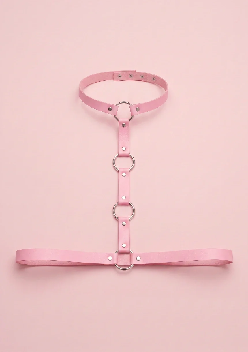 Skórzany harness do biustonosza - Image 17